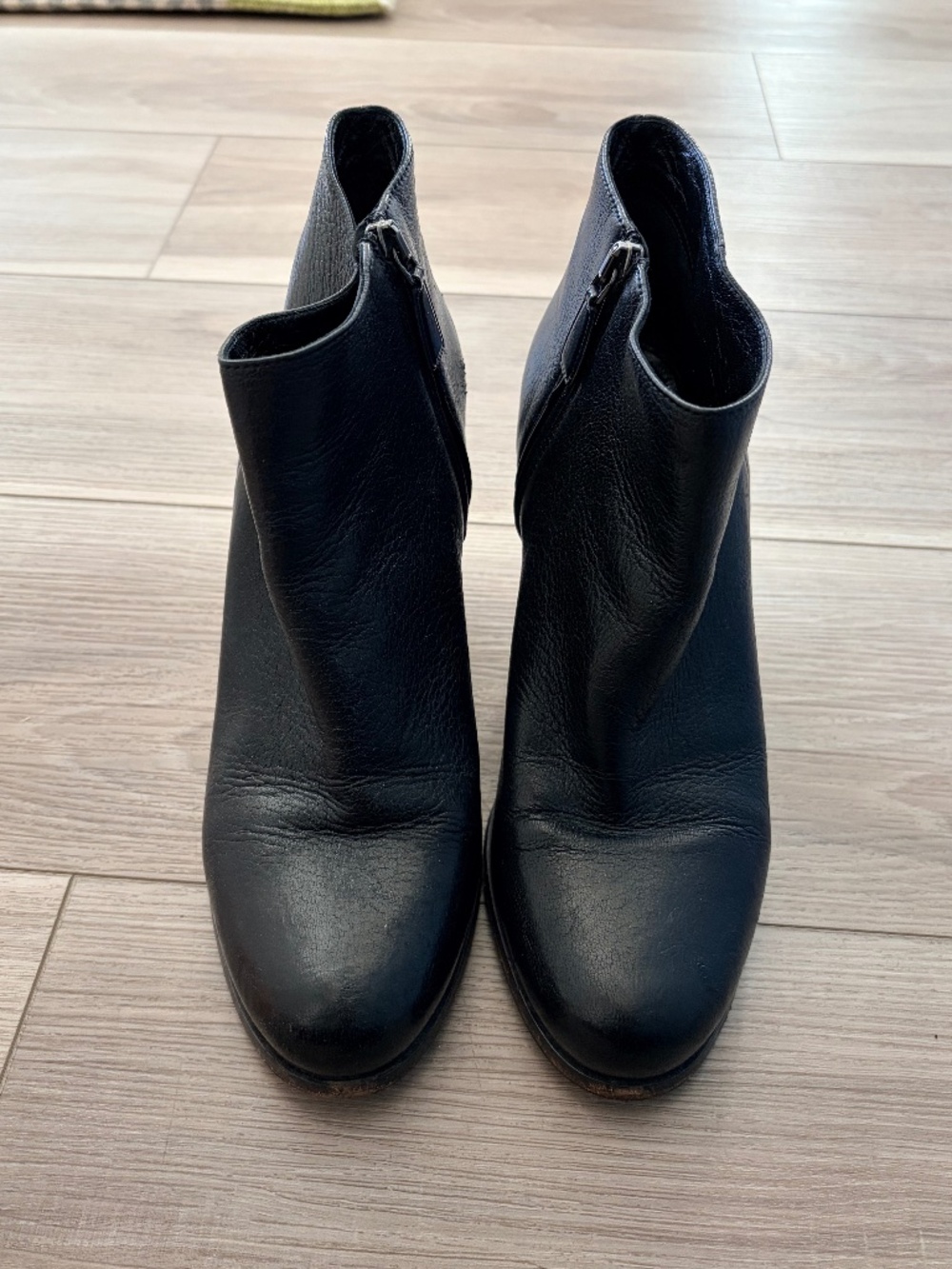 Prada Booties | Black with wood heel | Size 38